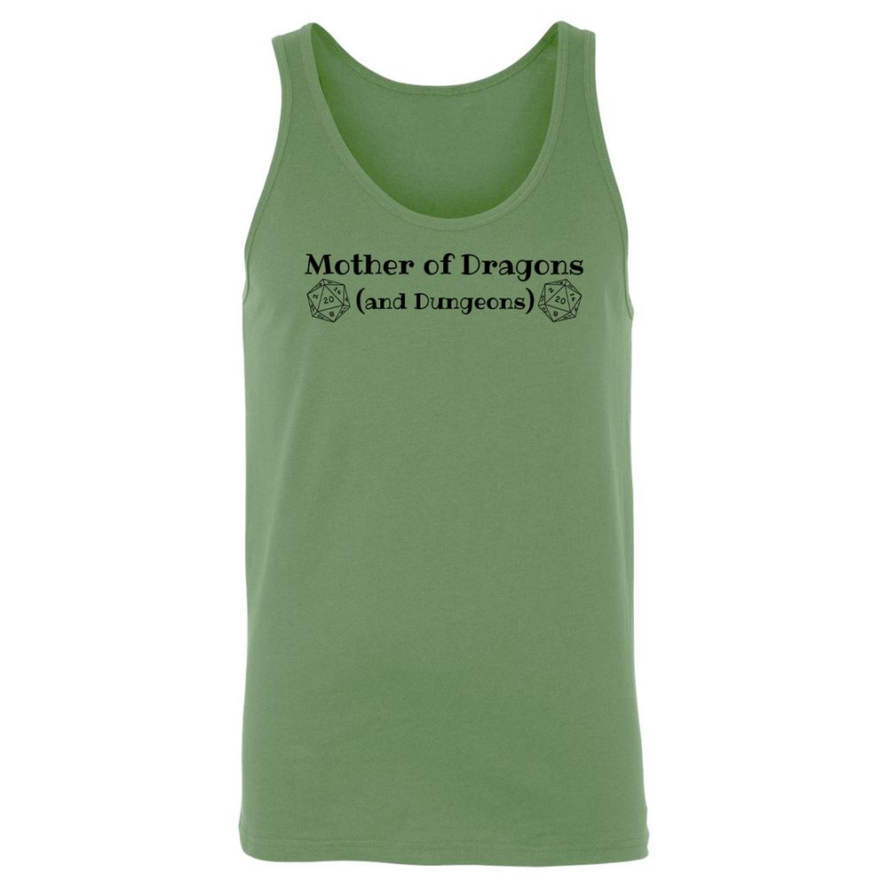 Mother Of Dragons Unisex Jersey Tank - Leaf - 10