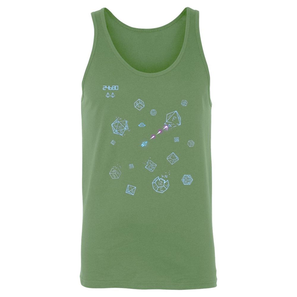 The Dices Game Unisex Jersey Tank - Leaf - 10