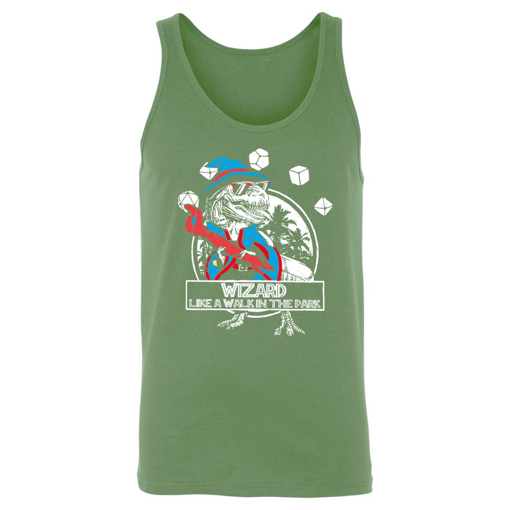 Wizard Like The Walk In The Park Unisex Jersey Tank - Leaf - 10