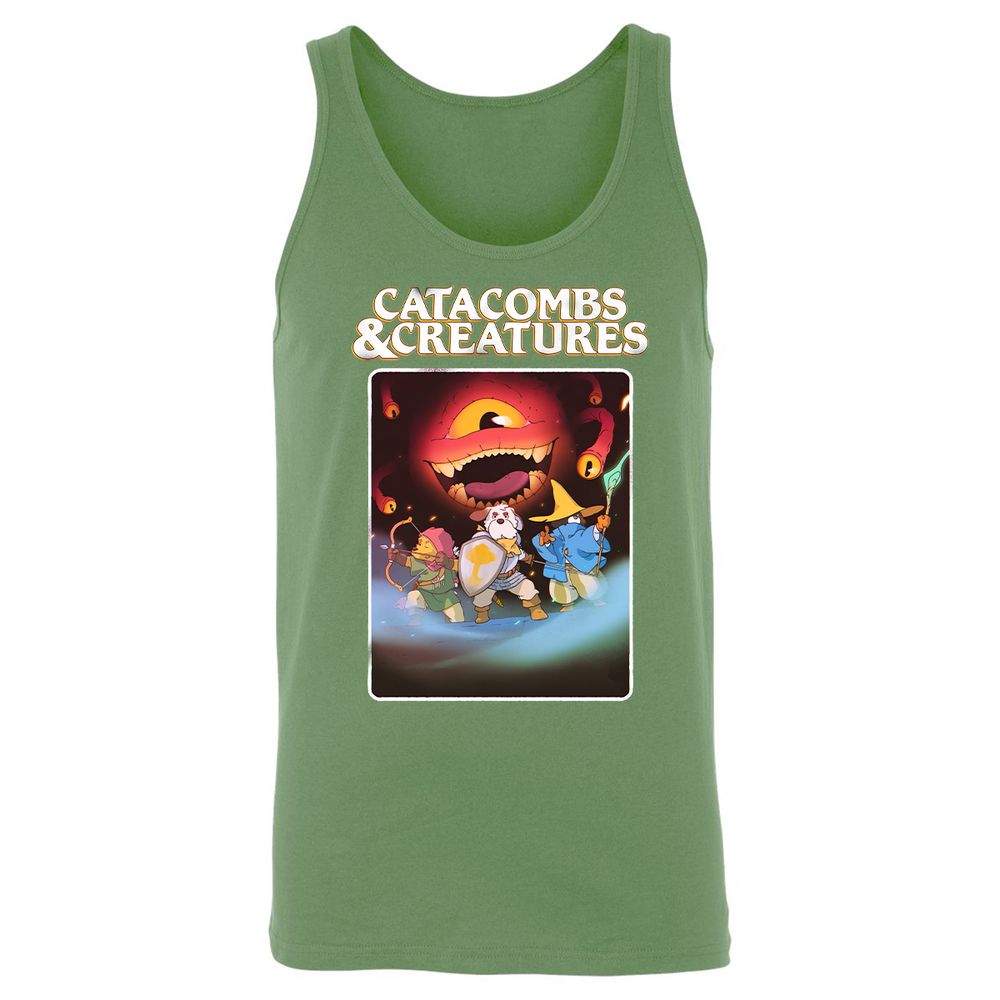 Catacombs & Creatures Unisex Jersey Tank - Leaf - 10