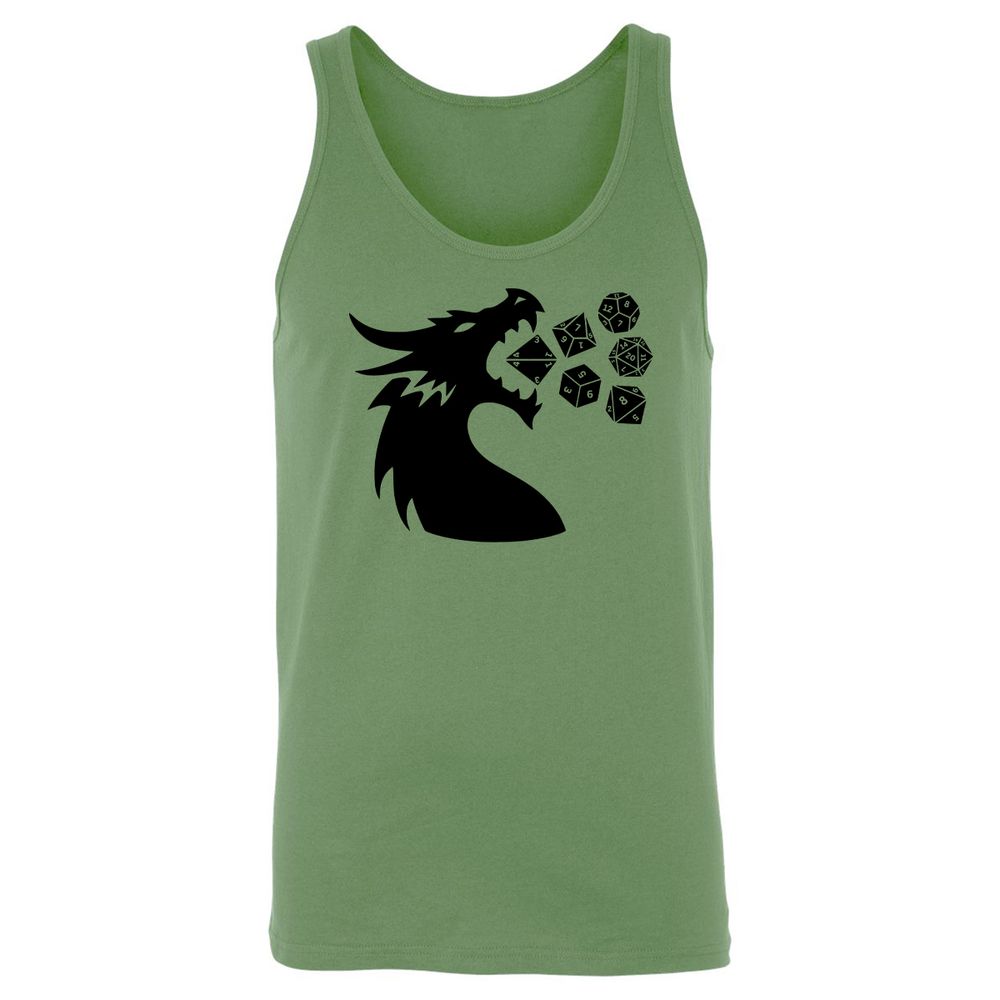 Pac And Dragon Unisex Jersey Tank - Leaf - 10