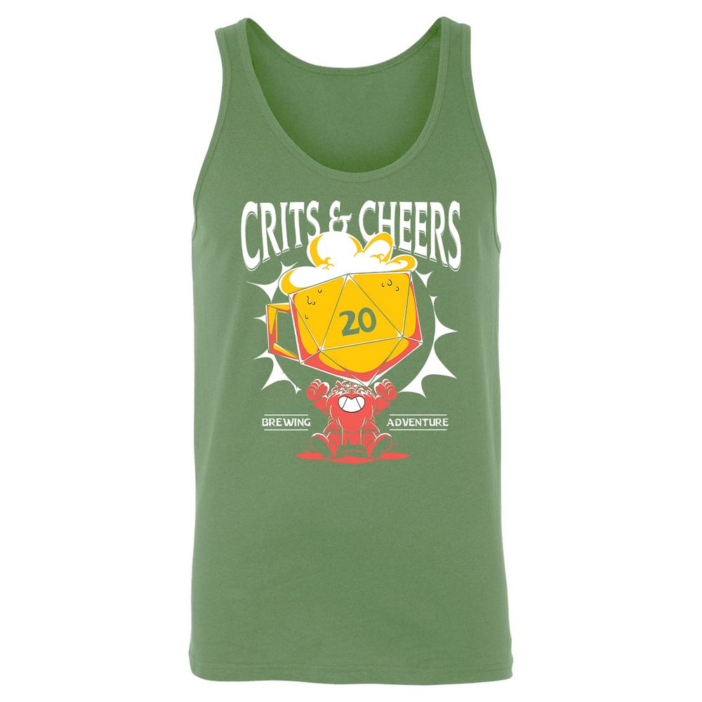 Crits & Cheers Unisex Jersey Tank - Leaf - 10