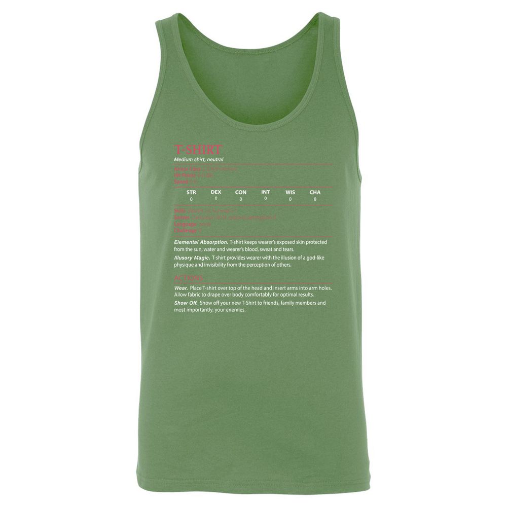 T-Shirt Unisex Jersey Tank - Leaf - 10
