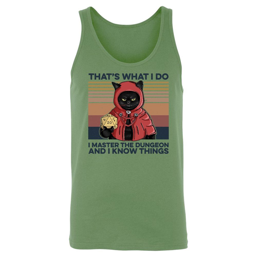I Master The Dungeons Unisex Jersey Tank - Leaf - 10