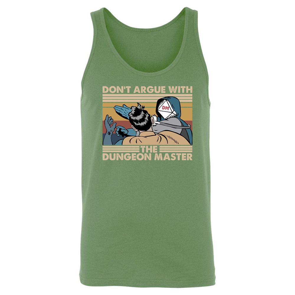 Don't Argue With The DM Unisex Jersey Tank - Leaf - 10