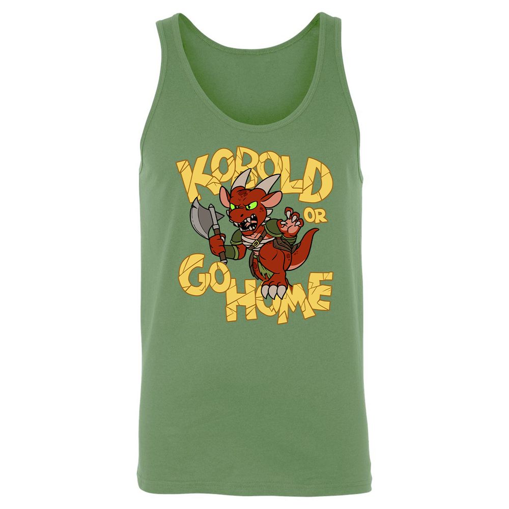 Kobold Or Go Home Unisex Jersey Tank - Leaf - 10