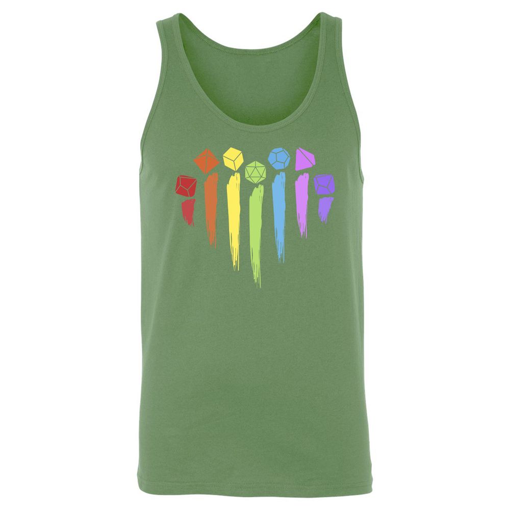 Dice Rainbow Heart Shape - Leaf - 10