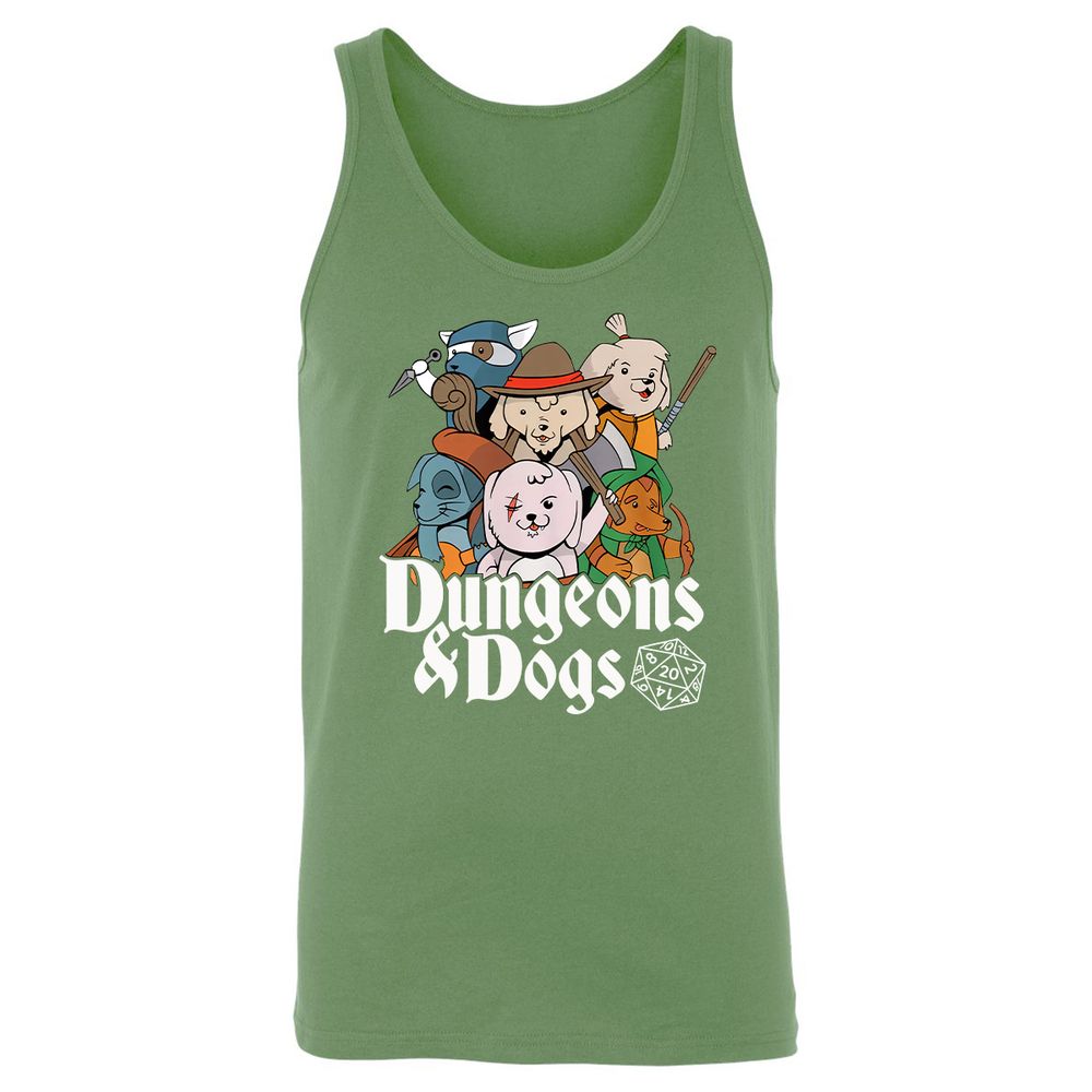 Dungeons & Dogs Unisex Jersey Tank - Leaf - 10