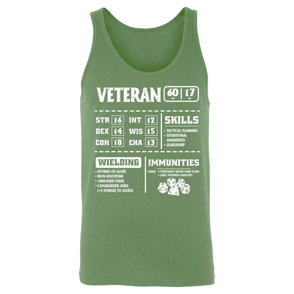 Veteran New Ver. Unisex Jersey Tank - Leaf - 10
