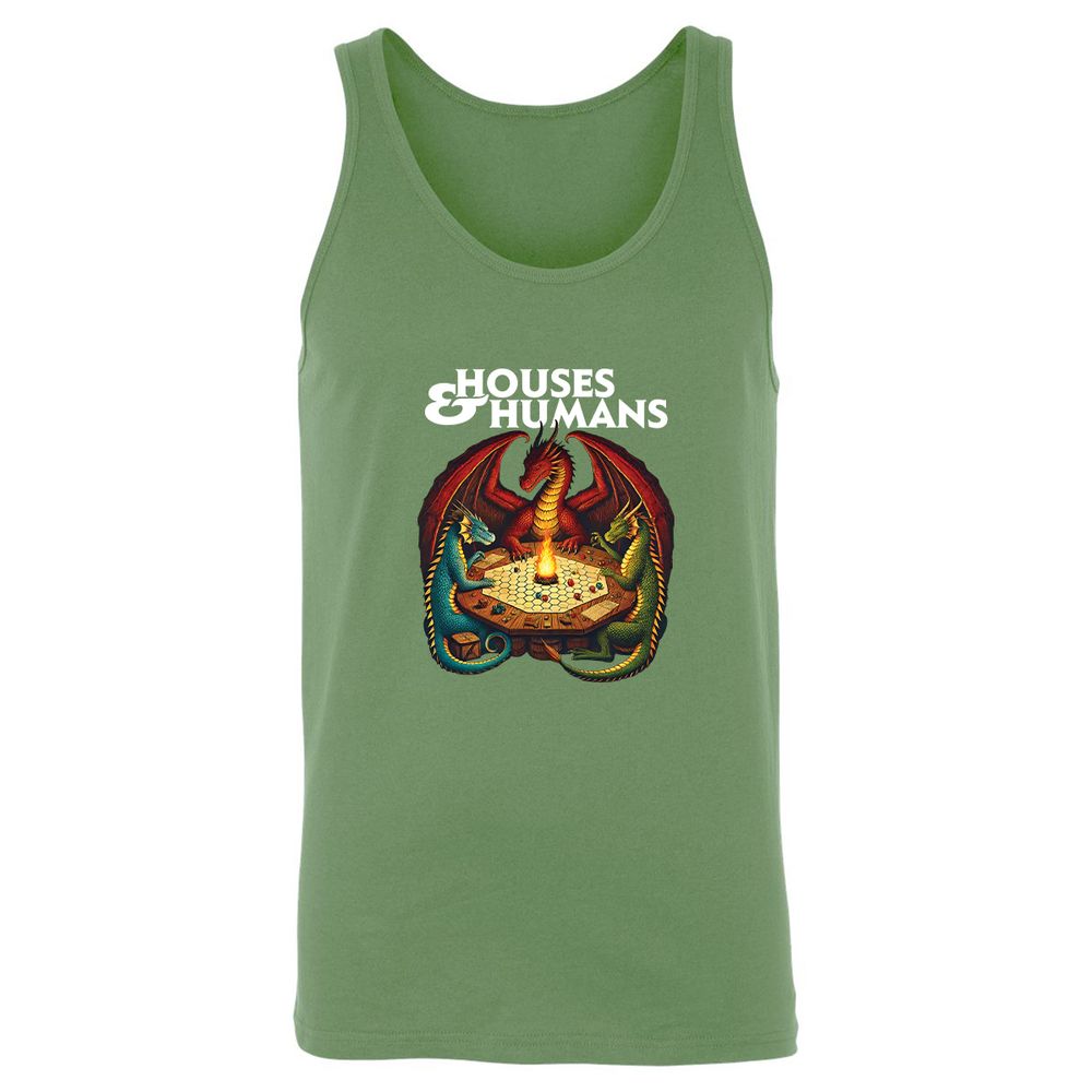 Houses & Humans Unisex Jersey Tank - Leaf - 10