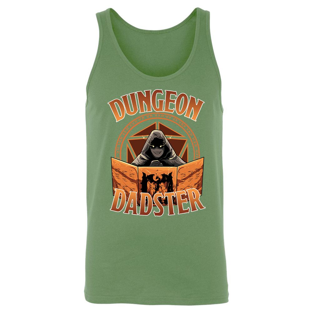 Dungeon Dadster Unisex Jersey Tank - Leaf - 10