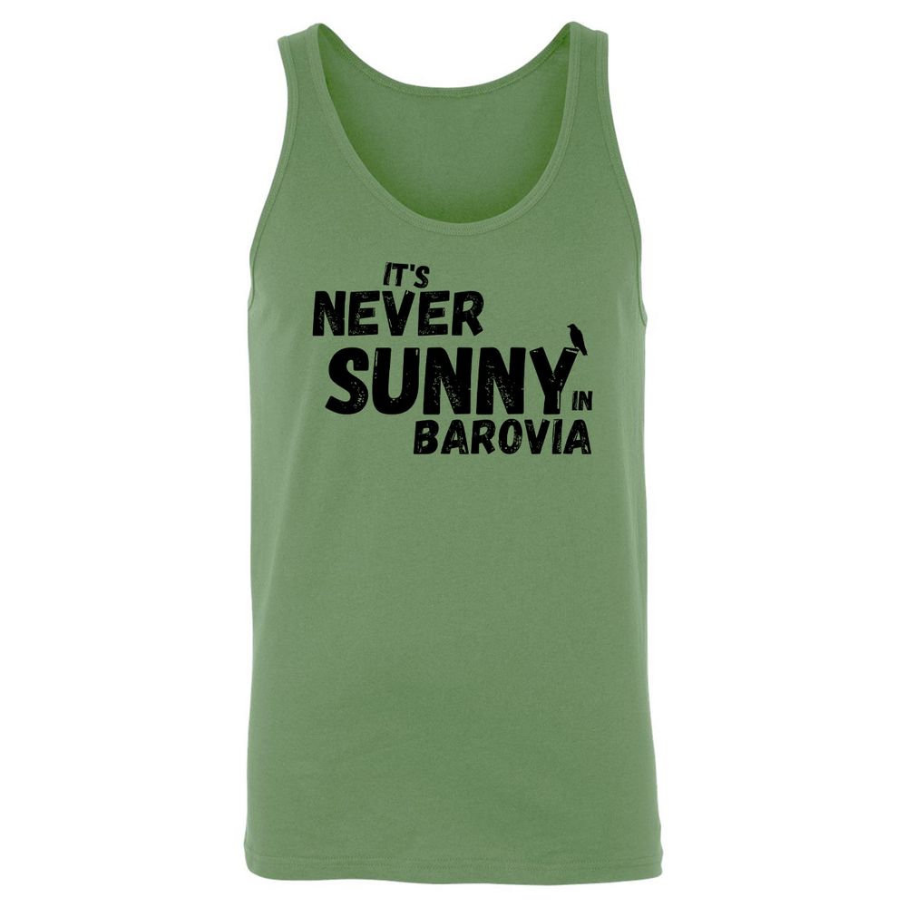It's Never Sunny In Barovia Unisex Jersey Tank - Leaf - 10