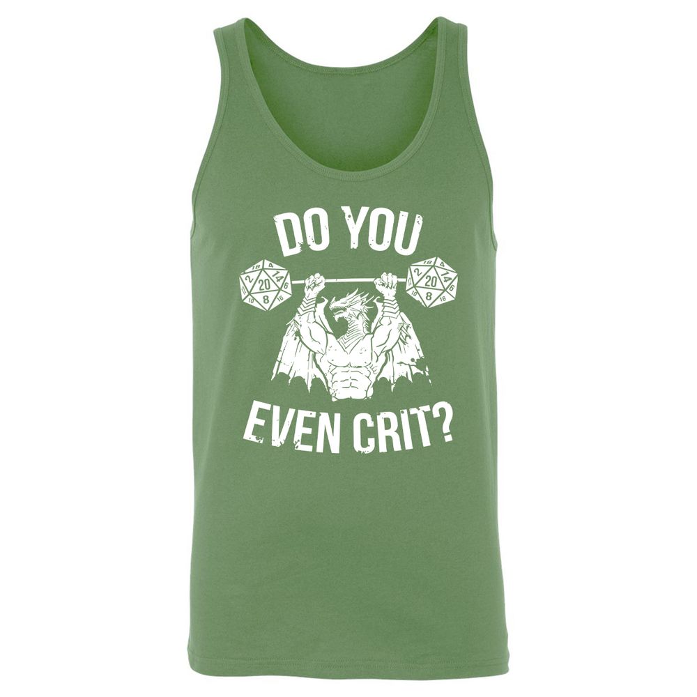 Do You Even Crit Unisex Jersey Tank - Leaf - 10