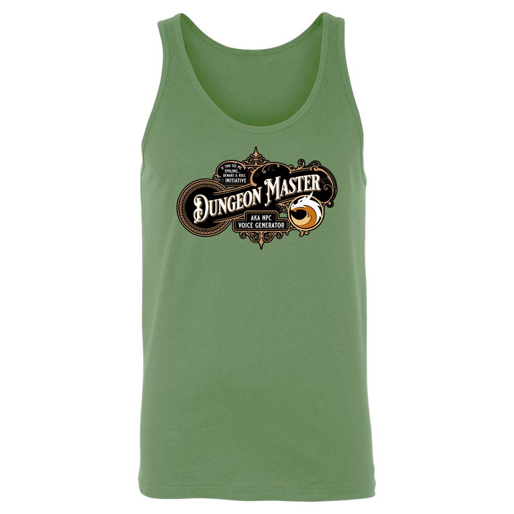 Dungeon Master Unisex Jersey Tank - Leaf - 10