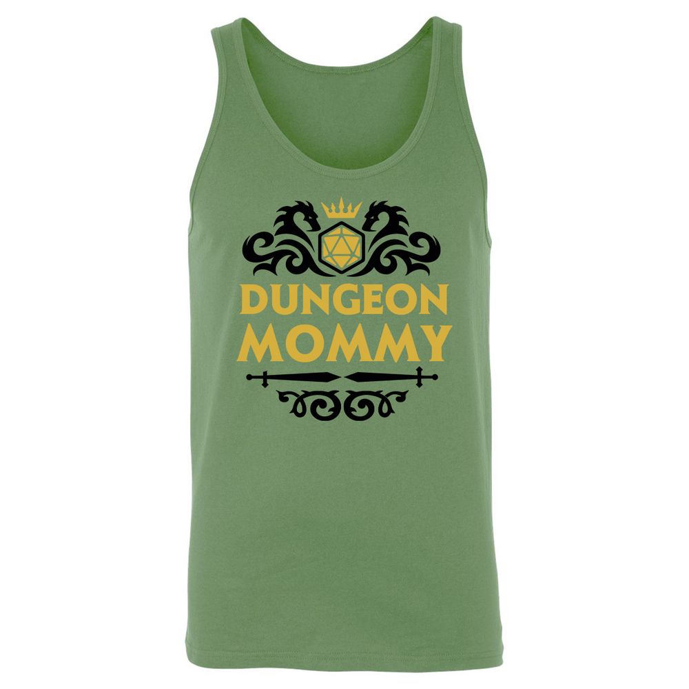 Dungeon Mommy Unisex Jersey Tank - Leaf - 10