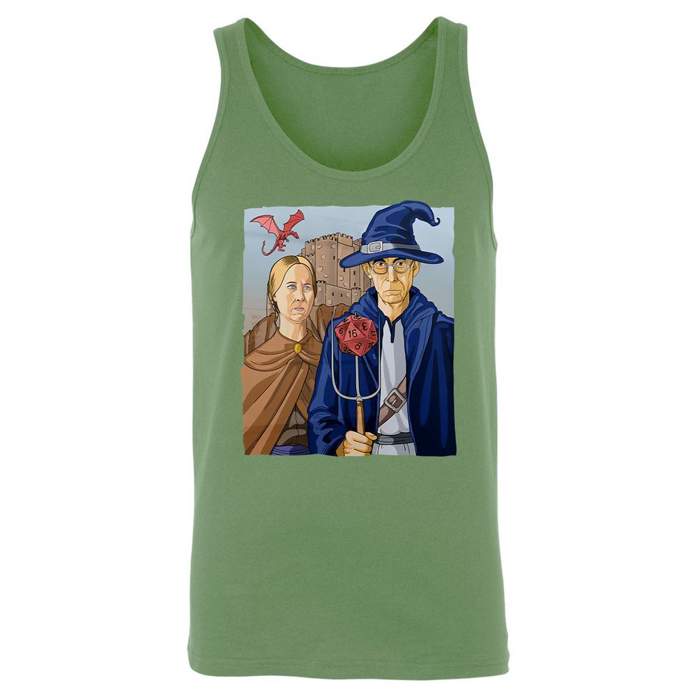 DnD Gothic Unisex Jersey Tank - Leaf - 10