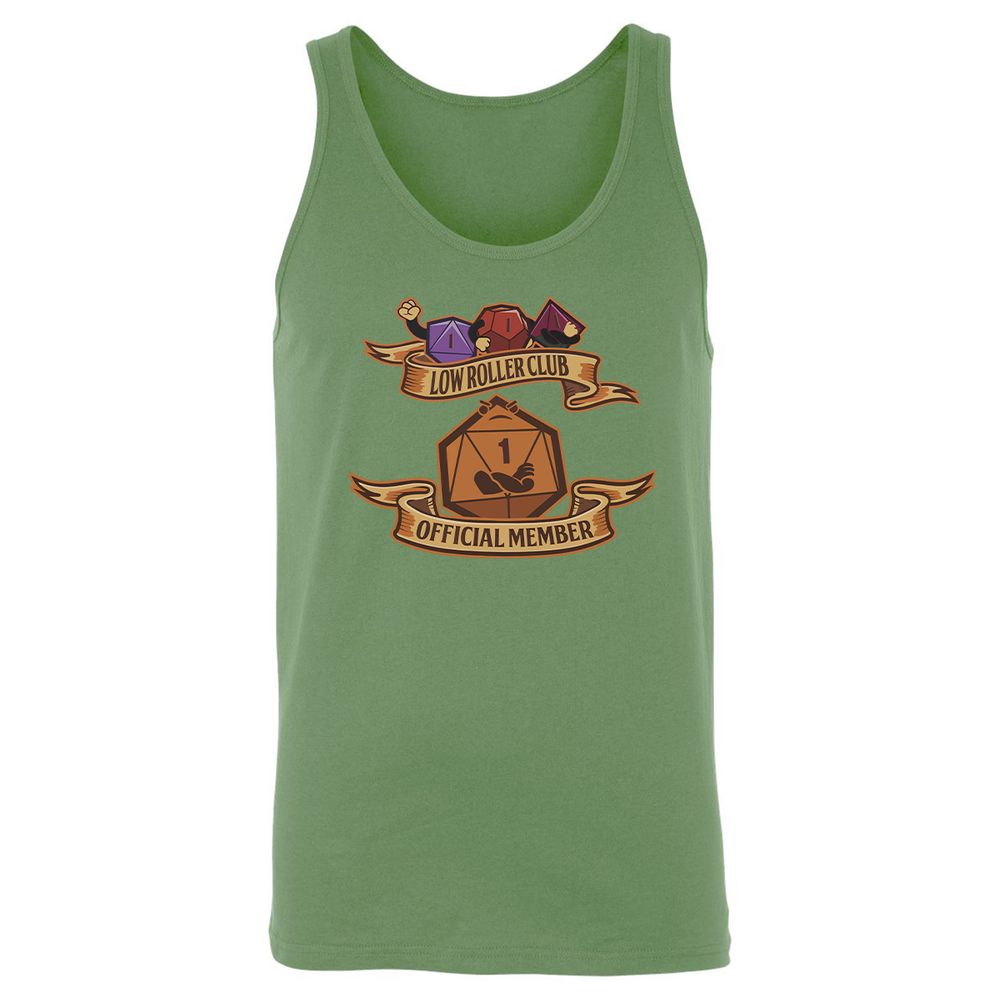 Low Roller Club Unisex Jersey Tank - Leaf - 10
