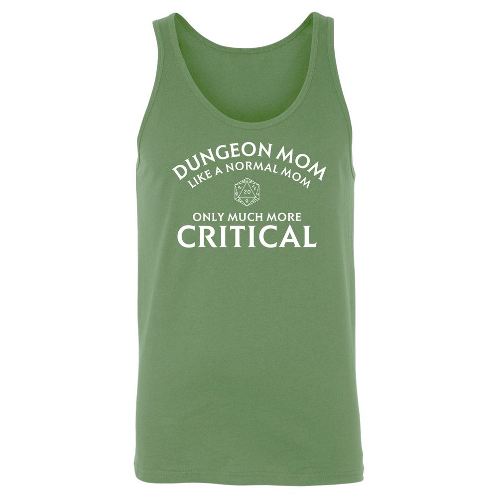 Dungeon Mom Normal Mom Unisex Jersey Tank - Leaf - 10