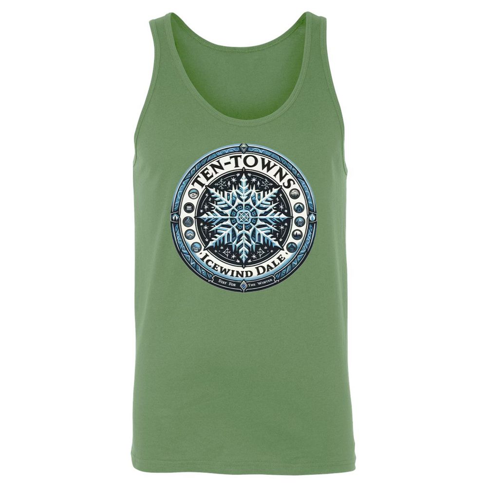 Ten-Towns Icewind Dale Unisex Jersey Tank - Leaf - 10