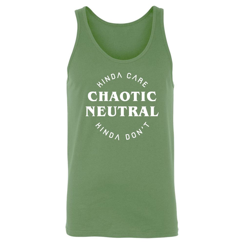 Chaotic Neutral Unisex Jersey Tank - Leaf - 10