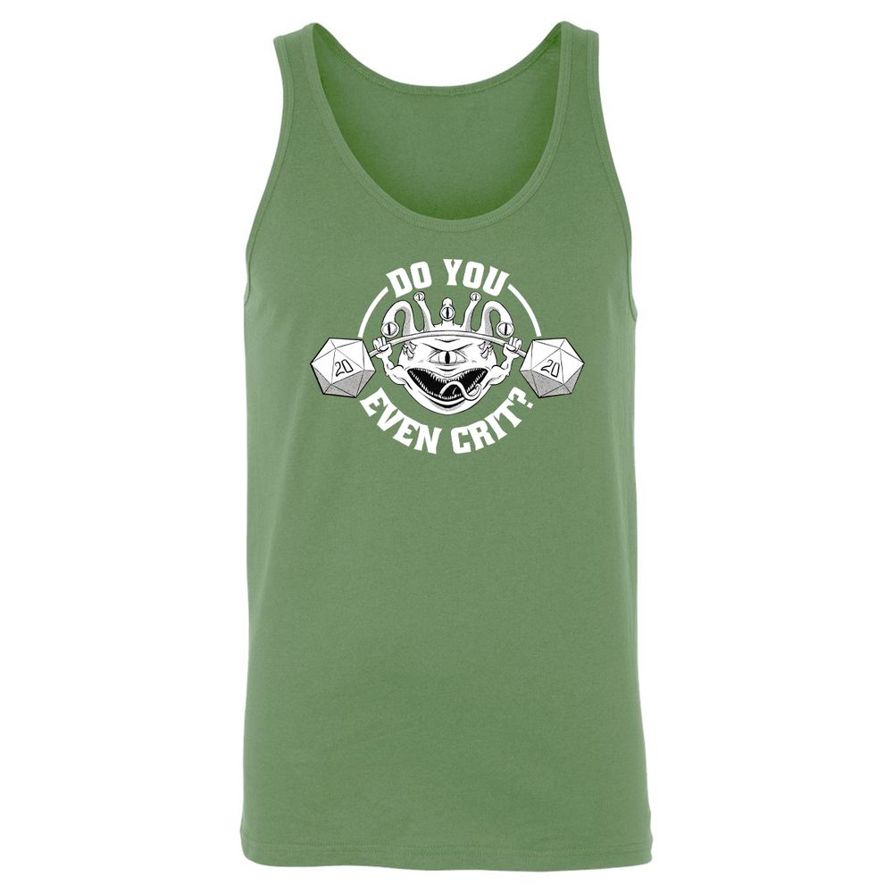 Do You Even Crit Unisex Jersey Tank - Leaf - 10