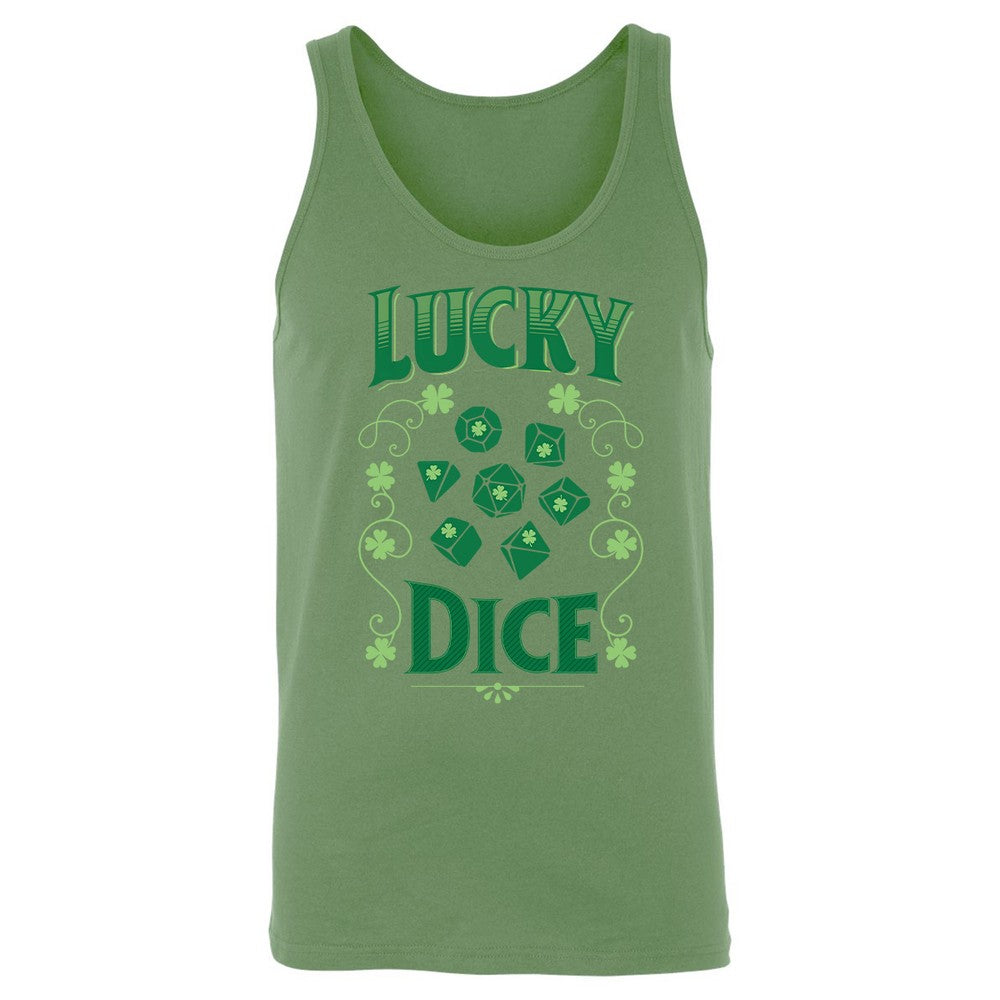 Lucky Dice Unisex Jersey Tank - Leaf - 10