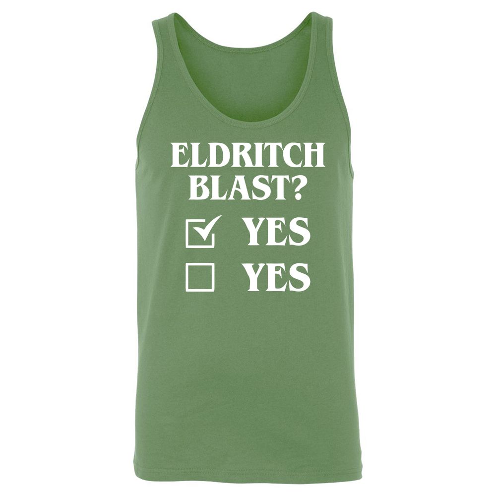 Eldritch Blast Yes Unisex Jersey Tank - Leaf - 10