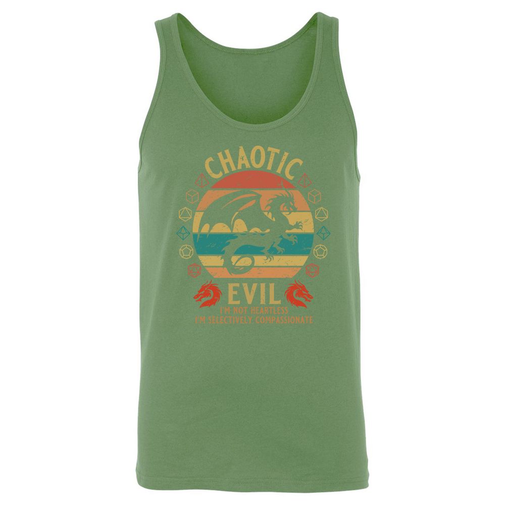 Chaotic Evil Unisex Jersey Tank - Leaf - 10