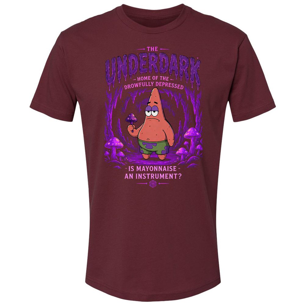 The Underdark Premium Unisex T-Shirt - Maroon - 10