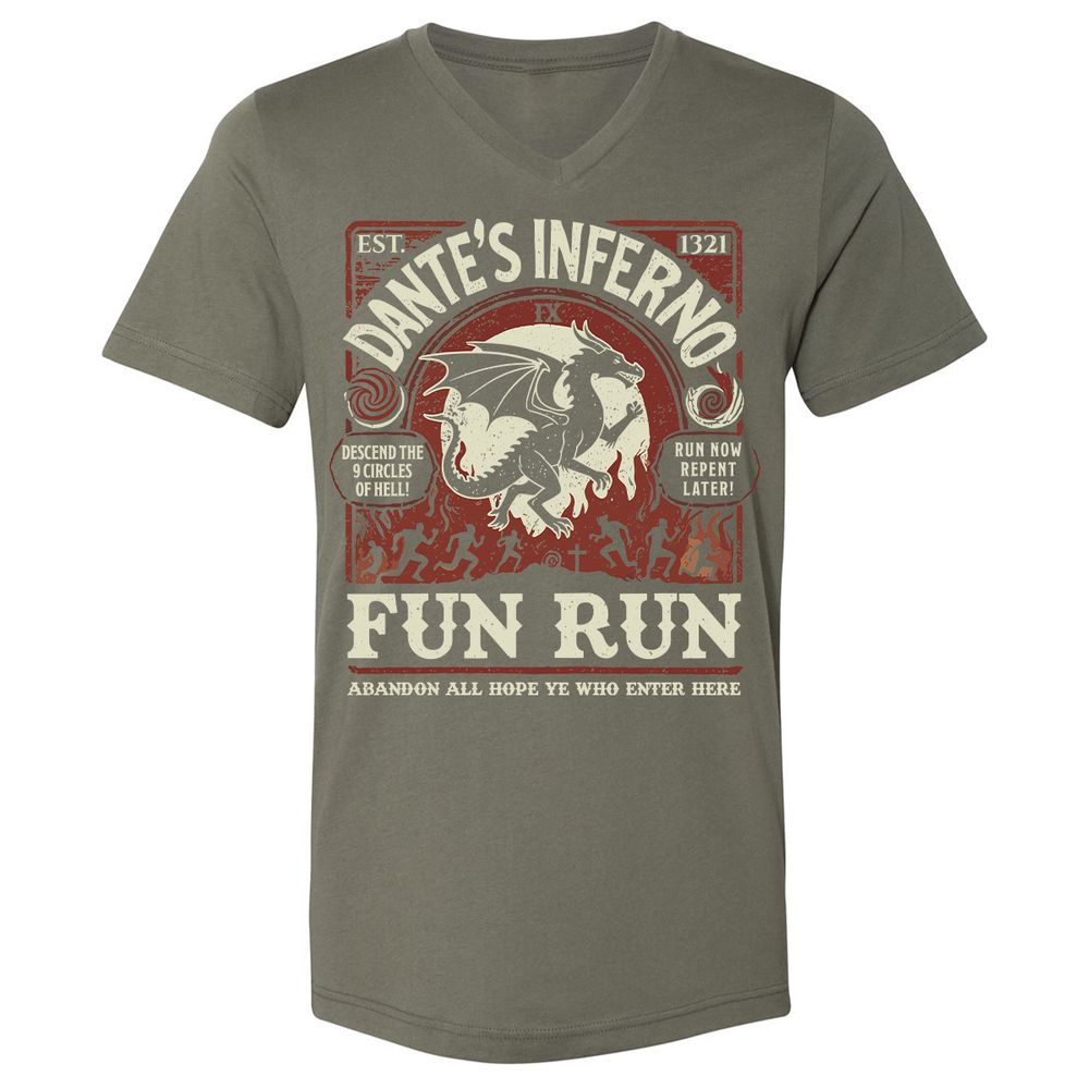 Dante’s Inferno Fun Run – Faerun Fantasy - Military Green - 10