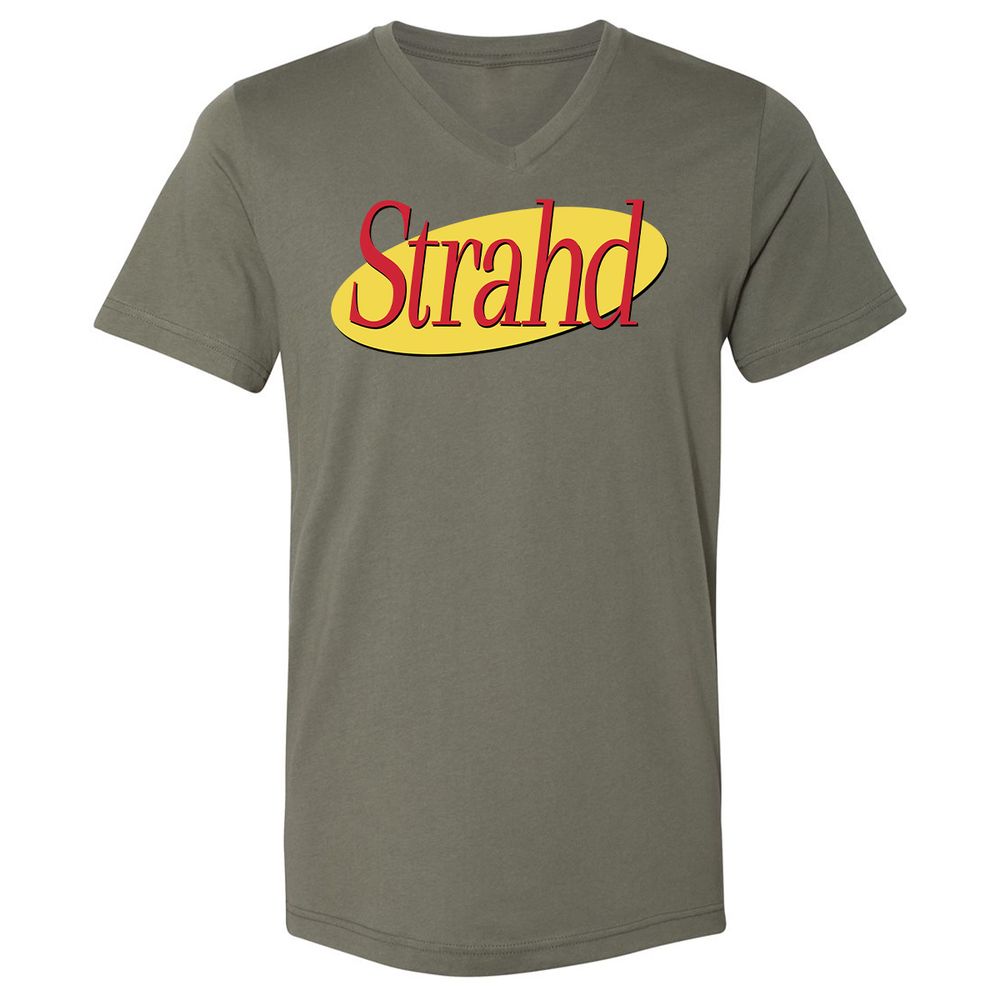 Strahd Unisex V-Neck T-Shirt - Military Green - 10