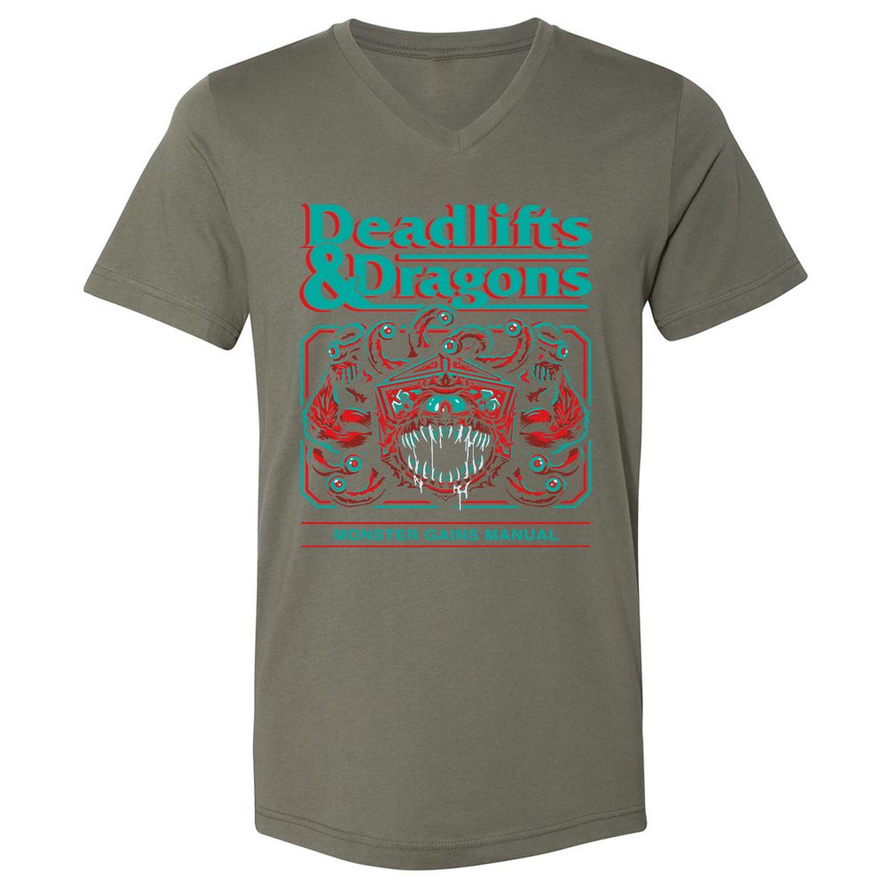 Deadlifts & Dragons Beholder - Military Green - 10