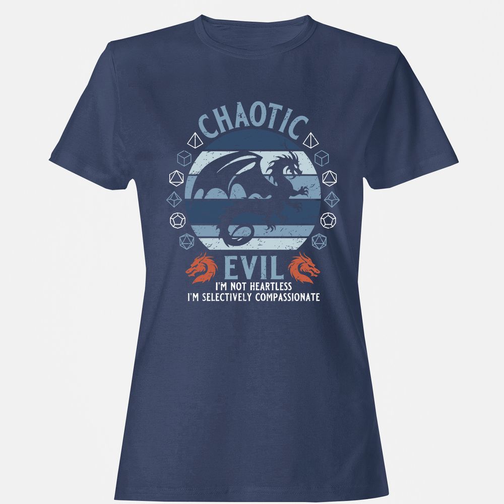 Chaotic Evil 2 Women's T-Shirt - Navy - 10