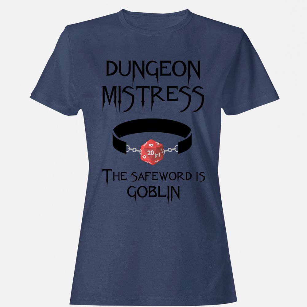 Dungeon Mistress Women's T-Shirt - Navy - 10