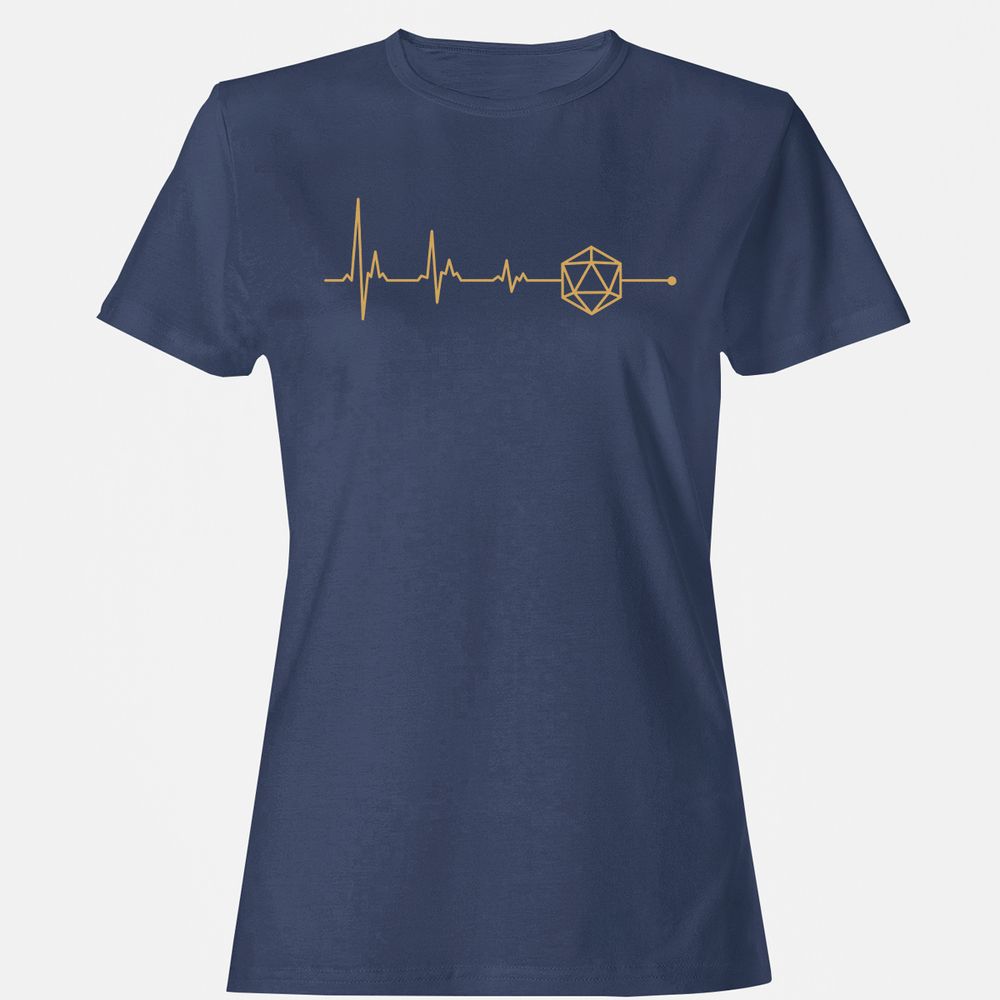 D20 Dice Is My Life Women's T-Shirt - Navy - 10
