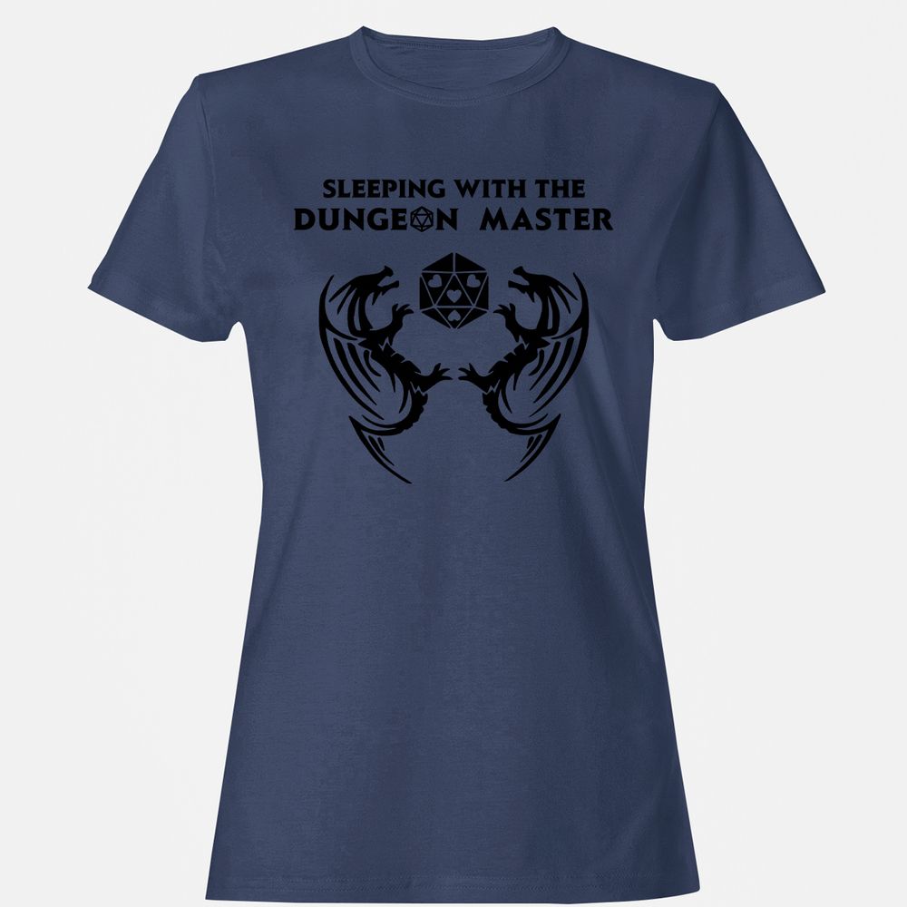 Sleeping With The DM Women's T-Shirt - Navy - 10