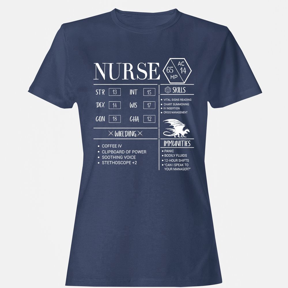 Nurse New Women's T-Shirt - Navy - 10