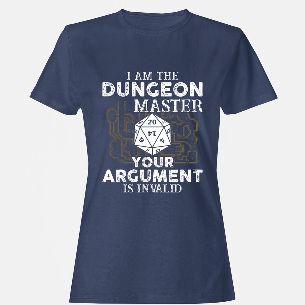 I Am the Dungeon Master – Your Argument Is Invalid - Navy - 10