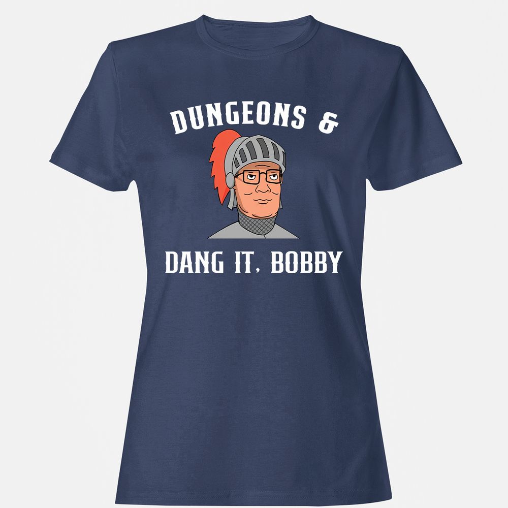 Dang It Bobby Women's T-Shirt - Navy - 10