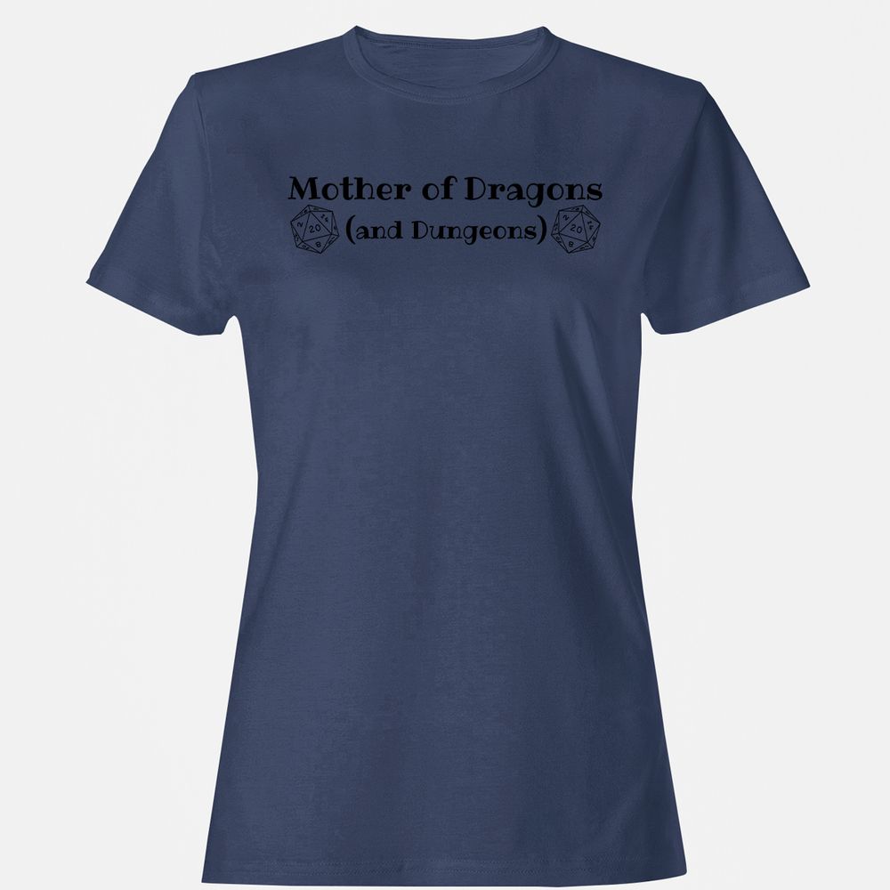 Mother Of Dragons Women's T-Shirt - Navy - 10