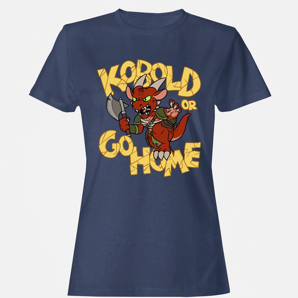 Kobold Or Go Home Women's T-Shirt - Navy - 10