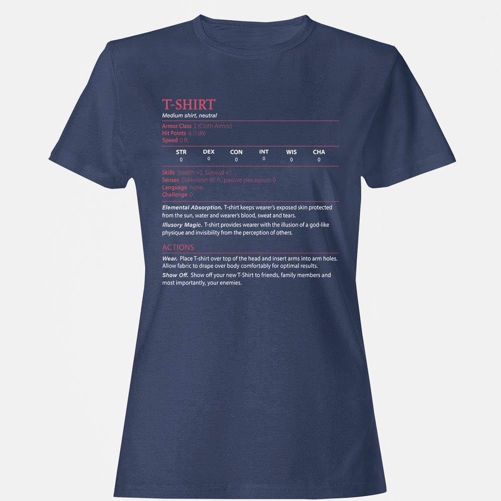 T-Shirt Women's T-Shirt - Navy - 10