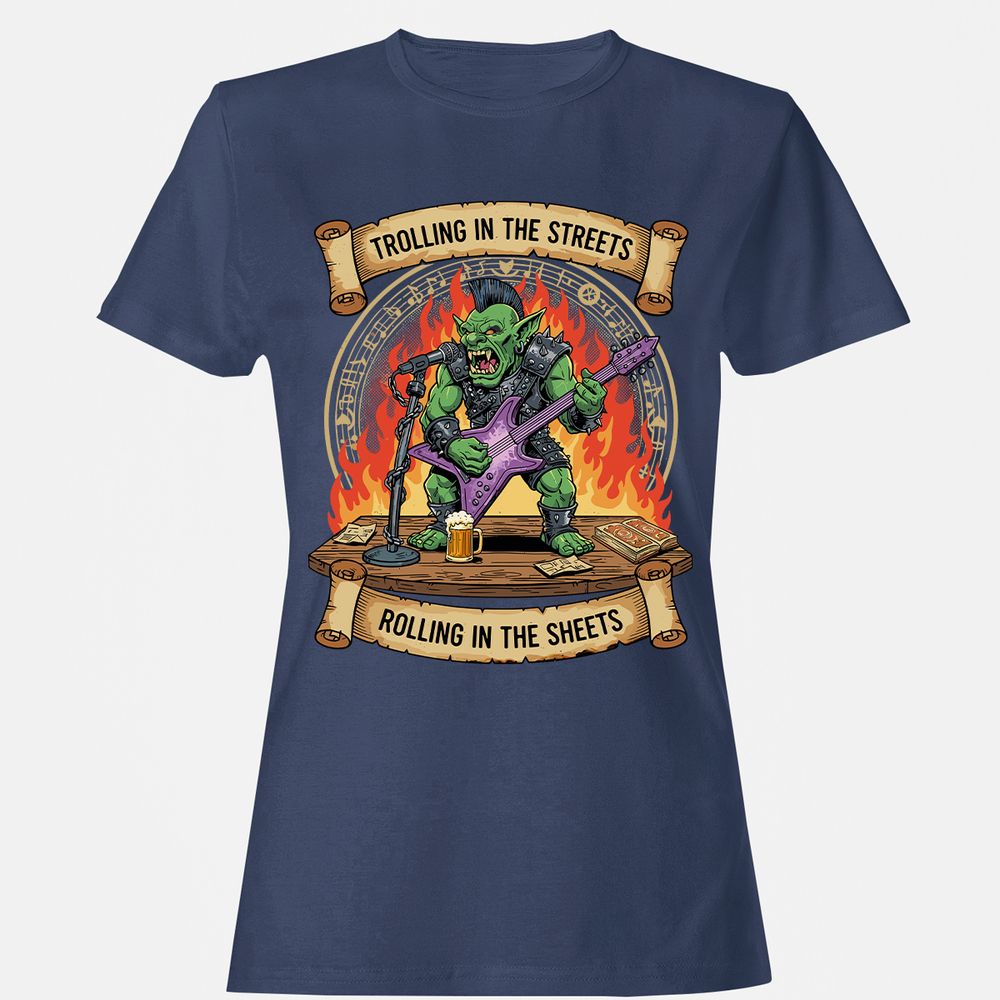 Trolling in the Streets Women's T-Shirt - Navy - 10