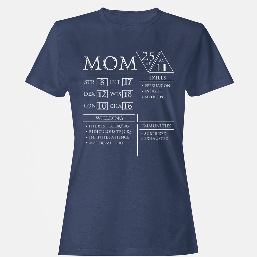 Mom Stats - Navy - 10