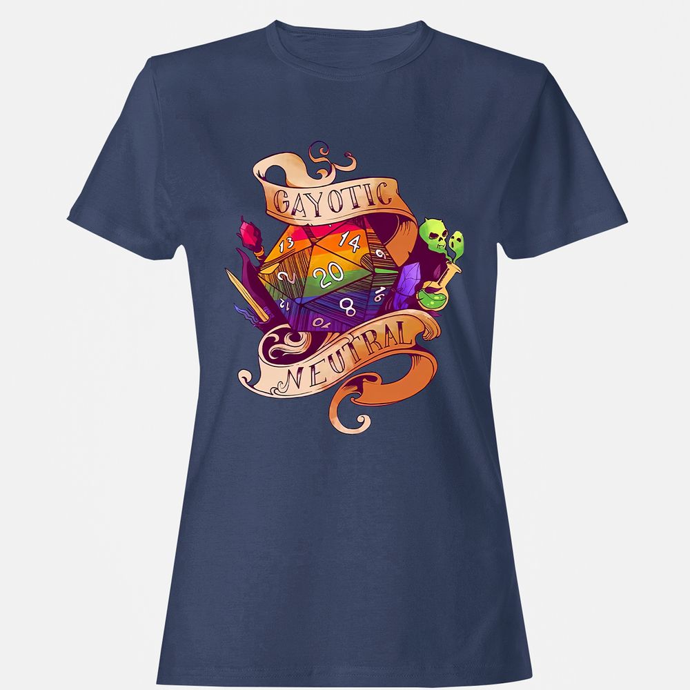 Gayotic Neutral Women's T-Shirt - Navy - 10