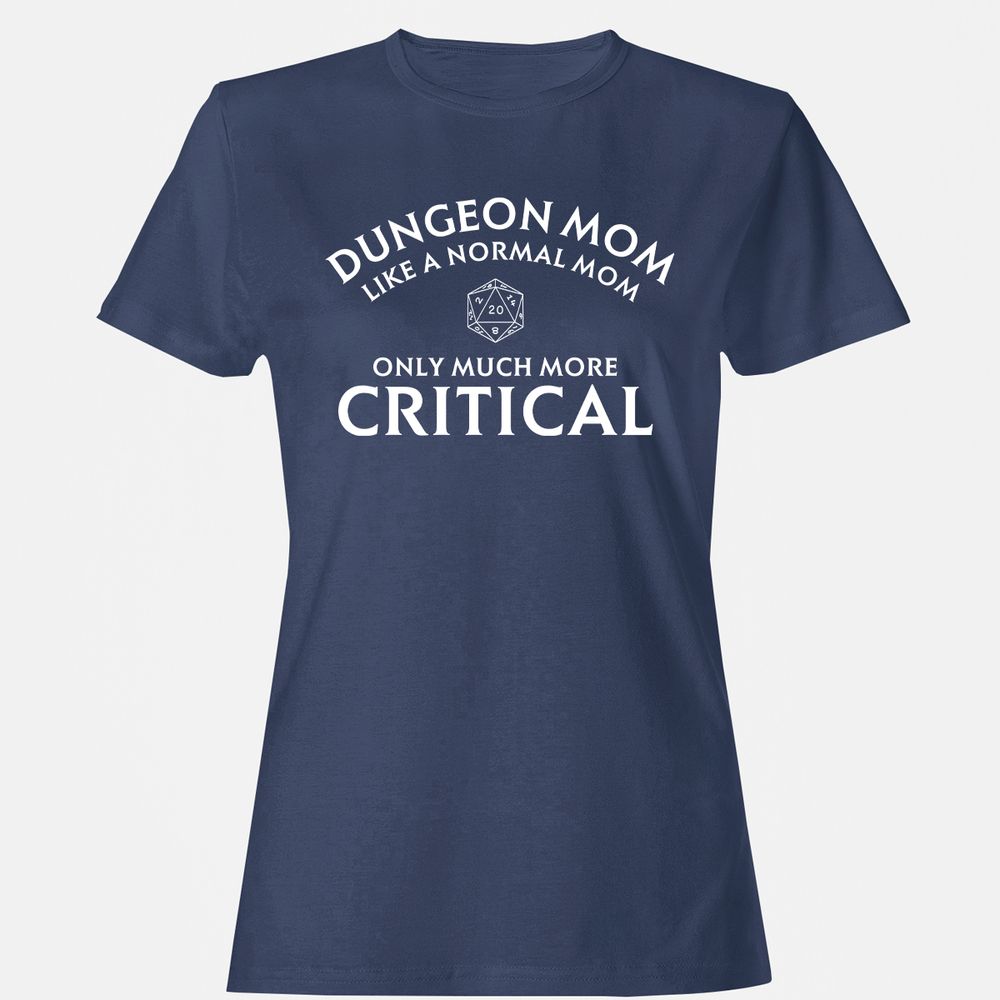 Dungeon Mom Normal Mom Women's T-Shirt - Navy - 10