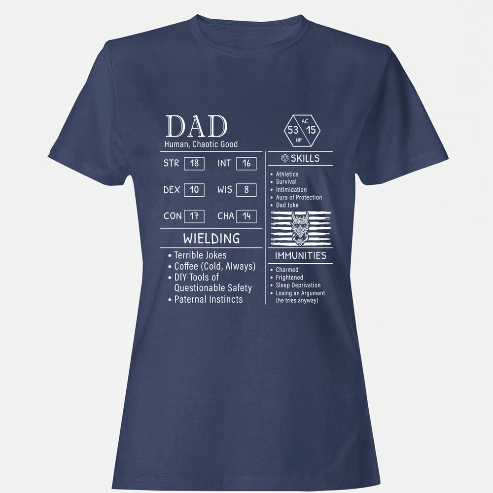 Dad Stats New - Navy - 10