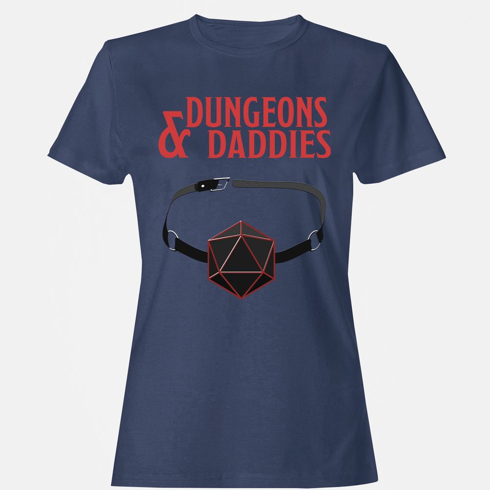 Dungeons And Daddies Women's T-Shirt - Navy - 10
