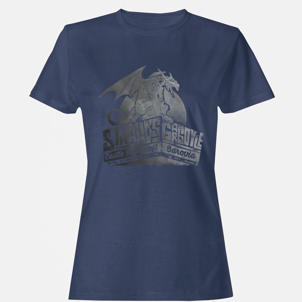 Strahd’s Gargoyle Women's T-Shirt - Navy - 10