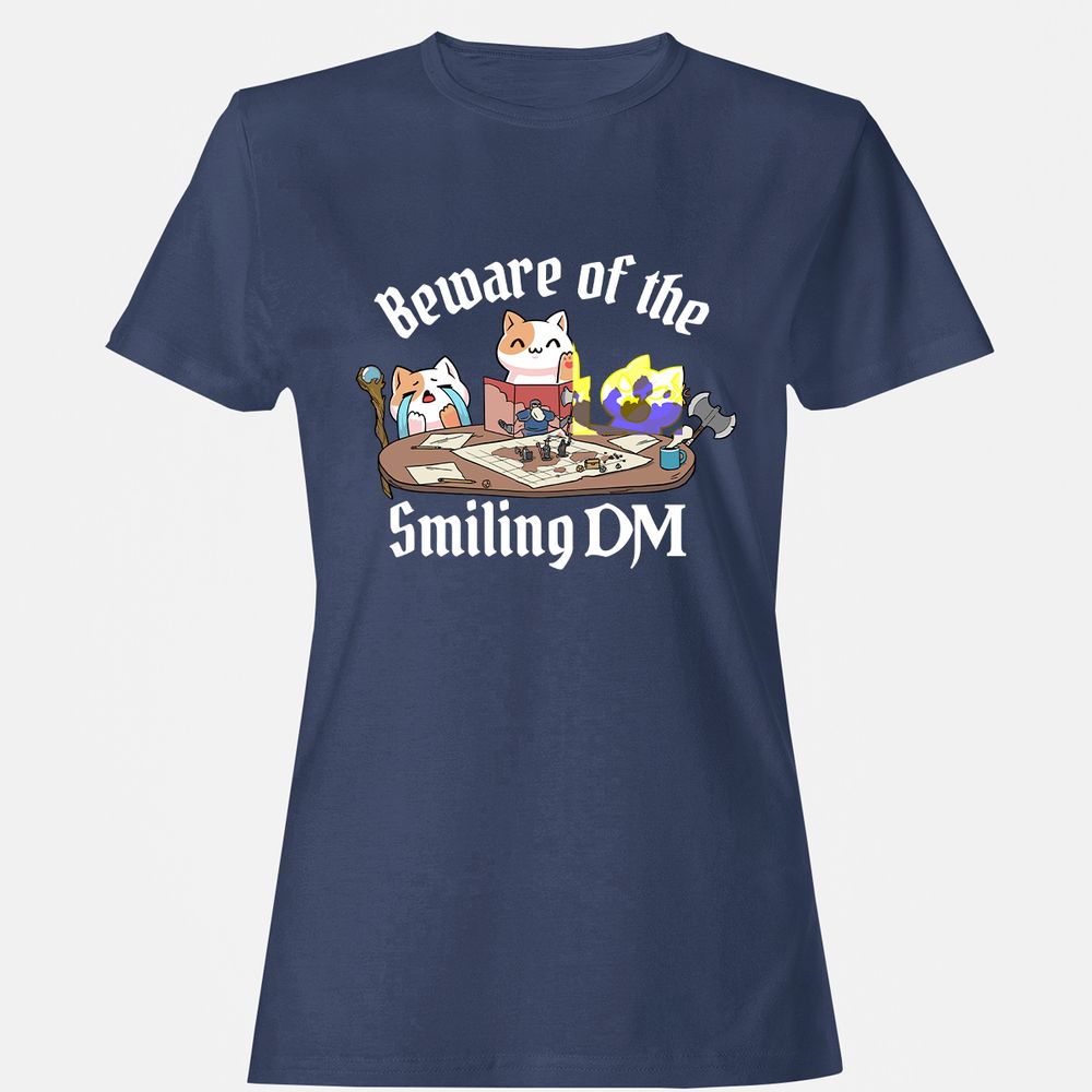 Beware of the Smiling DM - Navy - 10